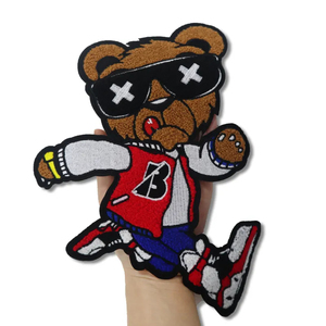 แผ่นผ้ากำมะหยี่สำหรับออกแบบโลโก้ได้ตามต้องการแผ่นรีดติดเสื้อผ้าลายฮอลลี่จอลลี่คริสต์มาสปักตัวอักษรดอกไม้รูปหัวใจ - Product Image 6