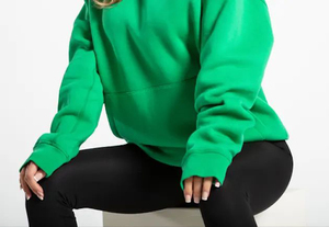 Nouvel Arrivage – Sweats à Capuche Oversize pour Femmes, Épaules Tombantes, Coton Lourd 100%, Manches Longues, Lettres Imprimées, Pulls pour Femmes - Product Image 4