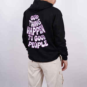 Sudadera con Capucha Personalizada con Bordado Chenille y Serigrafía, Conjunto de Sudadera con Capucha, Sudaderas Lisas para Imprimir - Product Image 4