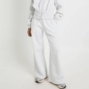 Conjunto Deportivo de Felpa de Algodón Premium para Mujer, Sudadera con Cuello Alto y Botones, Pantalones Deportivos de Pierna Recta, Fabricante OEM ODM - Product Image 4