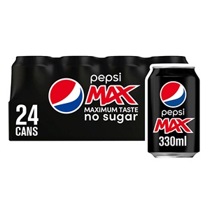 Precio de Venta caliente de Pepsi Max sin lata de cola de azúcar 24x330ml a la venta - Product Image 1