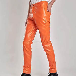 กางเกงหนังผู้ชายแบบใหม่ปี 2025 เอวกลาง น้ำหนักเบา สวมใส่สบาย สีเข้ม ระบายอากาศได้ดี คุณภาพสูง รับสกรีนโลโก้ - Product Image 4