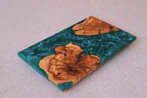 Tabla de Cortar Funcional de Resina y Madera, Hecha con Madera de Acacia y Madera de Mango para Cortar y Servir - Product Image 4