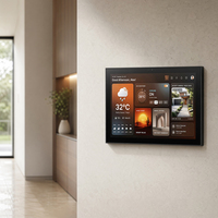 Panel de Control de Habitaciones Android NFC de 10.1 Pulgadas para Centros de Cuidado de Personas Mayores, Pantalla Táctil de Comunicación Montada en la Pared con RS485 POE, ODM