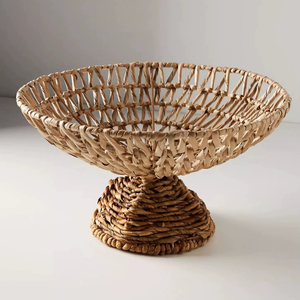 Cesta de fruta de pedestal tejida, decoración de presentación de comida natural, productos vietnamitas al por mayor ecológicos - Product Image 2