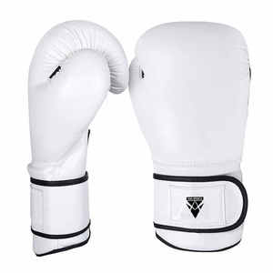 Gants de MMA en cuir véritable réglables de conception personnalisée OEM super rembourrés pour velcro poignet doux gants d'entraînement de boxe Elevate Play - Product Image 6