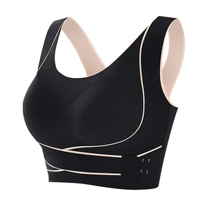 Sujetador deportivo Sexy para mujer, entrenamiento de gimnasio, Fitness, correr, Tops push-up, ropa interior deportiva a prueba de golpes, almohadilla para el pecho extraíble - Product Image 1
