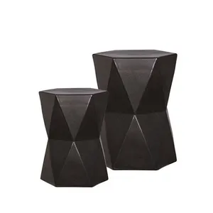 Modern Design Star X man Aluminum Stool With Black Powder Coating Set Of 2 Unique Shaped New Trending Handmade Furniture Stool