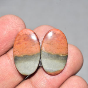 Pares de Jaspe Policromado Natural Suelto, Pares Combinados para Pendientes, Joyería de Moda Policromada de Grado Premium - Product Image 2