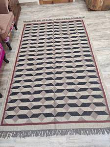 Kilim Dhurrie Tapis Noué À La Main Laine Jute Coton Tapis pour Salon Chambre Couloir Chambre D'invité Hôtel Bureau-Vente en Gros - Product Image 4