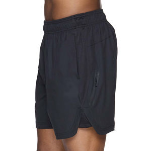 Pantalones cortos deportivos para hombre con bolsillo con cremallera patrón sólido gimnasio Joggers Casual ajuste suelto para Fitness al aire libre culturismo correr - Product Image 3