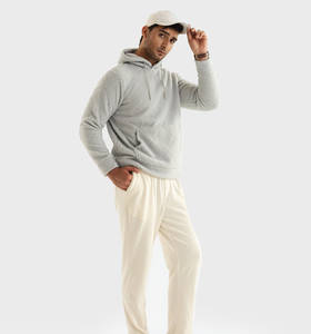 Sweat à capuche en polaire chaud de qualité supérieure confortable point de diamant Sherpa sweat matelassé en peluche hiver pull commandes en gros décontracté Style de rue - Product Image 3