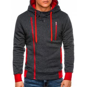 2025 Latest Design Wholesale Men Zip up Hoodies Men Streetwear Zipper Hoodie Custom Logo Unisex Blank Zip up Men Cropped Hoodie - Product Image 5