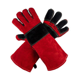 Guantes de Soldadura de Cuero Vacuno Resistentes al Calor, Transpirables y Antideslizantes para Trabajadores de Soldadura, Producto Nuevo y de Tendencia - Product Image 1