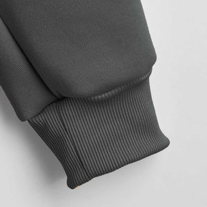 100% coton Logo personnalisé lavage goutte épaule sweats à capuche Double fermeture éclair à capuche surdimensionné pas cher prix lourd hommes fermeture éclair sweats à capuche - Product Image 4