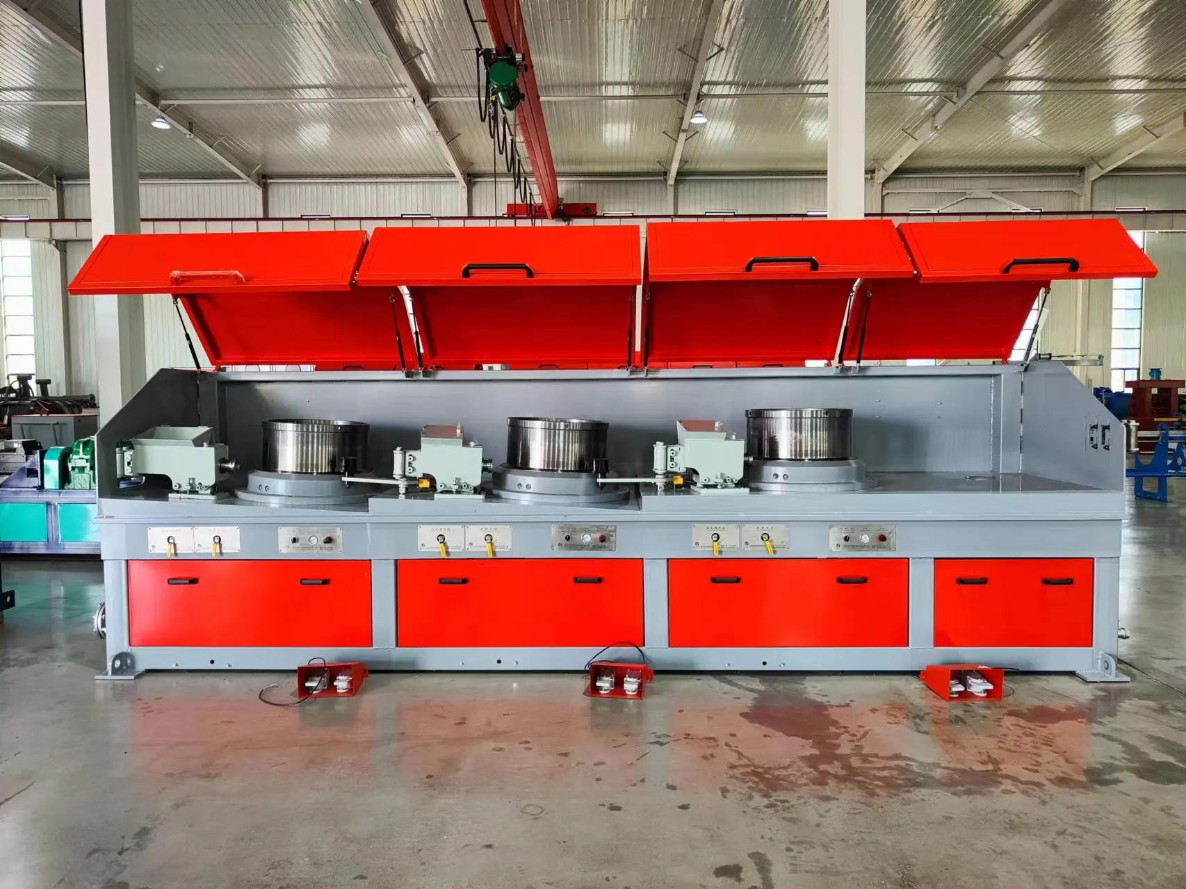 China Hebei Herstellung Lieferant Gerade Linie Drahtziehmaschine für Stahldraht Galvanisierter Draht Nagelproduktionslinie