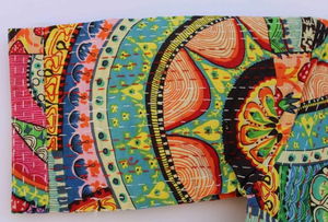 Handmade Indian Cotton Kantha Quilt Jacket Long Bath <b>Robe</b> Dressing Gown Beach Wear for Spring Summer Hand Stitch Kantha <b>Robe</b> - Product Image 3