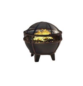 เครื่องจุดไฟเผาไม้กลางแจ้งสำหรับลานสวนเหล็กสีดำเตาไฟเตาไม้สำหรับในร่มและลาน - Product Image 2