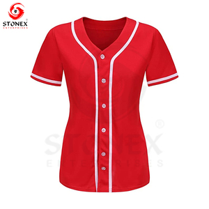 Camisetas de equipo de softbol de diseño personalizado para mujer, uniforme de béisbol por sublimación, ropa deportiva en todos los tamaños, conjunto de estilo juvenil - Product Image 2