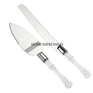 Factory Direct Supply Silver Color Finished Shiny Polished High Standard Quality Attractive Look <b>Cake</b> Server and <b>Knife</b> Supplies - Product Image 3