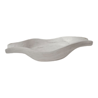Support de bougie chauffe-plat en bois de manguier fait main, blanc antique, de haute qualité, forme unique, décoration intérieure, vente chaude