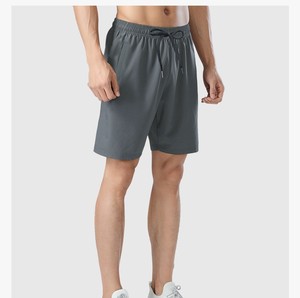 Pantalones cortos informales de longitud media para hombre, cintura elástica, poliéster, logotipo personalizado rápido, pantalones cortos diarios, envío DDP - Product Image 5