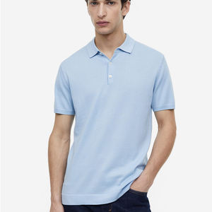 Personnalisé 100% coton hommes pour polos uniforme décontracté anti-rides de haute qualité avec logo pour le golf t-shirt vierge - Product Image 1