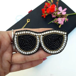 Pendentif en topaze bleue, petit citrouille sculptée, fil enroulé, breloques perlées, collier de mode, bijoux en gros - Product Image 3