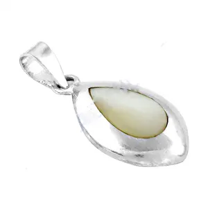 "925 <b>Silver</b> Mother of Pearl Pendant for Women's Gift-Elegant <b>Charm</b>" - Product Image 2