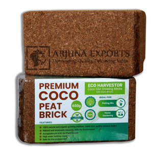 Thấp EC dưới đây 0.5 100% dừa tự nhiên xơ dừa <span class=keywords><strong>pith</strong></span> Coco than bùn <span class=keywords><strong>650</strong></span> gram gạch cho màu xanh lá cây nhà - Product Image 1