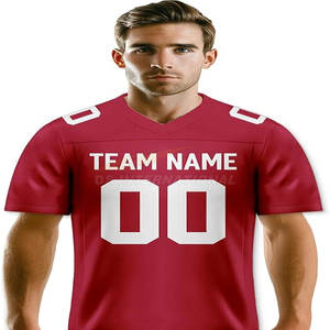 Jersey de fútbol americano cosido personalizado de la ciudad de Atlanta para hombre, uniforme de equipo al por mayor, diseño de malla transpirable sublimada - Product Image 4