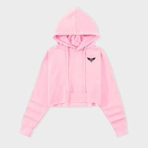 เสื้อฮู้ดสวมหัวผ้าฝ้าย100% ถักโลโก้ที่กำหนดเองได้เป็นมิตรกับสิ่งแวดล้อมผ้าระบายอากาศสีทึบสำหรับผู้หญิงออกใหม่ - Product Image 3