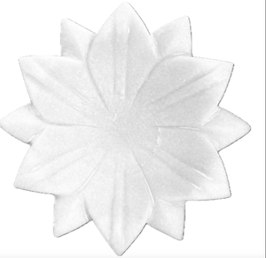 Dessous de verre en marbre avec logo personnalisé Dessous de verre rond en céramique avec or peint d'Inde - Product Image 2