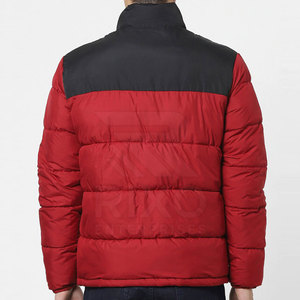 Veste matelassée pour homme à col montant en toile avec logo frontal, manches longues, nouvelle collection, fabrication usine, personnalisable, vente en gros à bas prix - Product Image 4