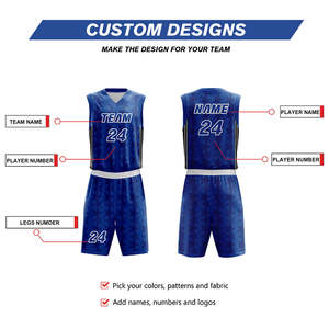 Vente en gros directe d'usine Nouveau maillot de basket-ball personnalisé sublimé Shorts Uniforme d'équipe Léger Durable Respirant - Product Image 4