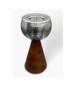 Elegant Metal Flower Bakhoor <b>Burner</b>/Incense <b>Burner</b> Modern Solid <b>Wood</b> Design Best Selling <b>for</b> Religious Use - Product Image 5