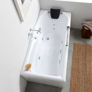 อ่างอาบน้ำอะคริลิคไฮโดรมาสสาจสำหรับคนถนัดขวา รุ่นหรูหรา ยี่ห้อ DORIS WHITE - Product Image 2