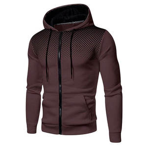 Sweat à capuche en molleton à logo personnalisé pour hommes, taille 6XL, manches longues, bases de la fermeture éclair, coton mélangé, vente en gros - Product Image 2