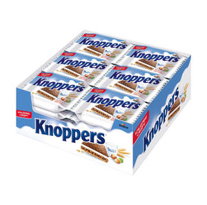Knoppers Black And White, Obleas de Cacao Oscuro con Crema de Leche y Relleno de Turrón, 8x25g, para Compradores Mayoristas de Chocolate Premium - Product Image 3