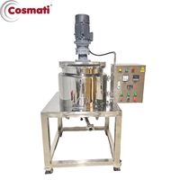 Cuve de mélange en acier inoxydable pour produits chimiques, liquides, shampoings et détergents, avec agitateur motorisé, capacité de broyage, haute productivité, capacité 500L