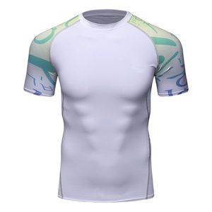 Jiu Jitsu brésilien Rashguard chemise de compression à sublimation personnalisée pour hommes chemises MMA Rash Guard - Product Image 2