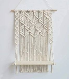Arte de pared de macramé bohemio, pieza de decoración intrincada hecha a mano para el estilo Interior del hogar, sala de estar, dormitorio, pasillo y oficina - Product Image 4