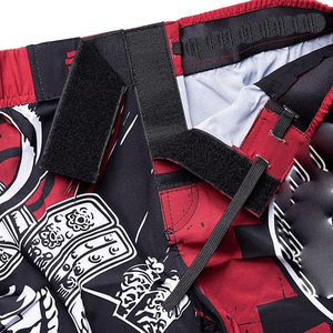 กางเกงมวยขาสั้นสำหรับออกกำลังกาย MMA แบบ BJJ ทำจากไนลอนสีดำออกแบบได้ตามต้องการ2025 - Product Image 4