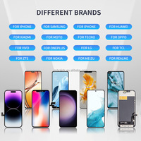 Fabricant de lcd vente en gros de téléphone portable LCD différentes marques modèle pour Iphone Samsung Huawei infinix remplacement d'écran d'affichage