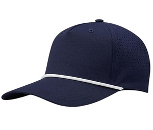 Unisex 100% Polyester Dobby 6-Panel Deep Crown Baseball Cap Silver Copper Buckle Adjustable Unstructured Dad Hat for Outdoor - Product Image 1