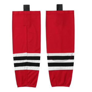Chaussettes de hockey sur glace professionnelles personnalisées Chaussettes de hockey sur glace de couleur personnalisée pour jeunes adultes - Product Image 1