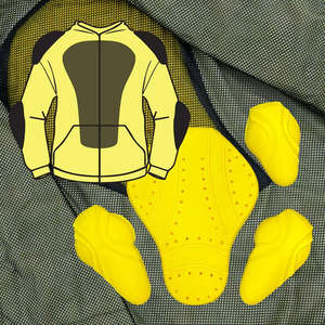 Blouson de moto hiver léger en polaire blindé, coupe-vent, séchage rapide, vêtement de protection pour la conduite urbaine et l'extérieur - Product Image 6