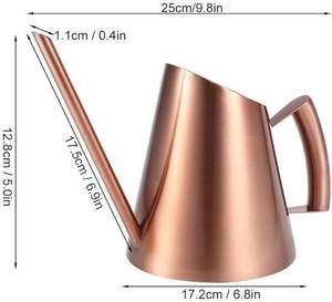 Arrosoir en métal efficace et durable, conçu pour les amateurs de jardin, assurant un jet d'eau stable et une performance durable. - Product Image 2