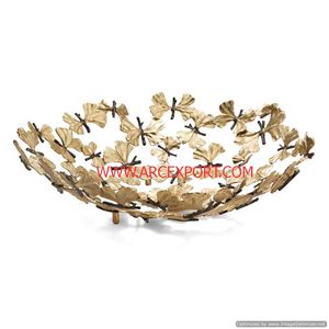 Bol de décoration de table de fruits plaqué or standard - Product Image 6