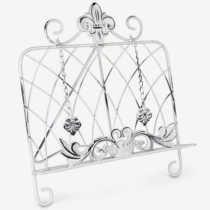 De hierro forjado libro caballete de soporte de pie - Product Image 2